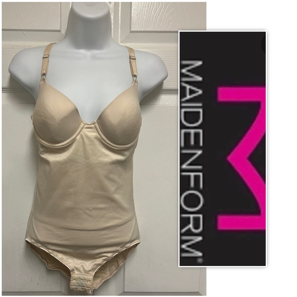 MAIDENFORM FLEXEES 6756 Beige FIRM Control SHAPER Girdle